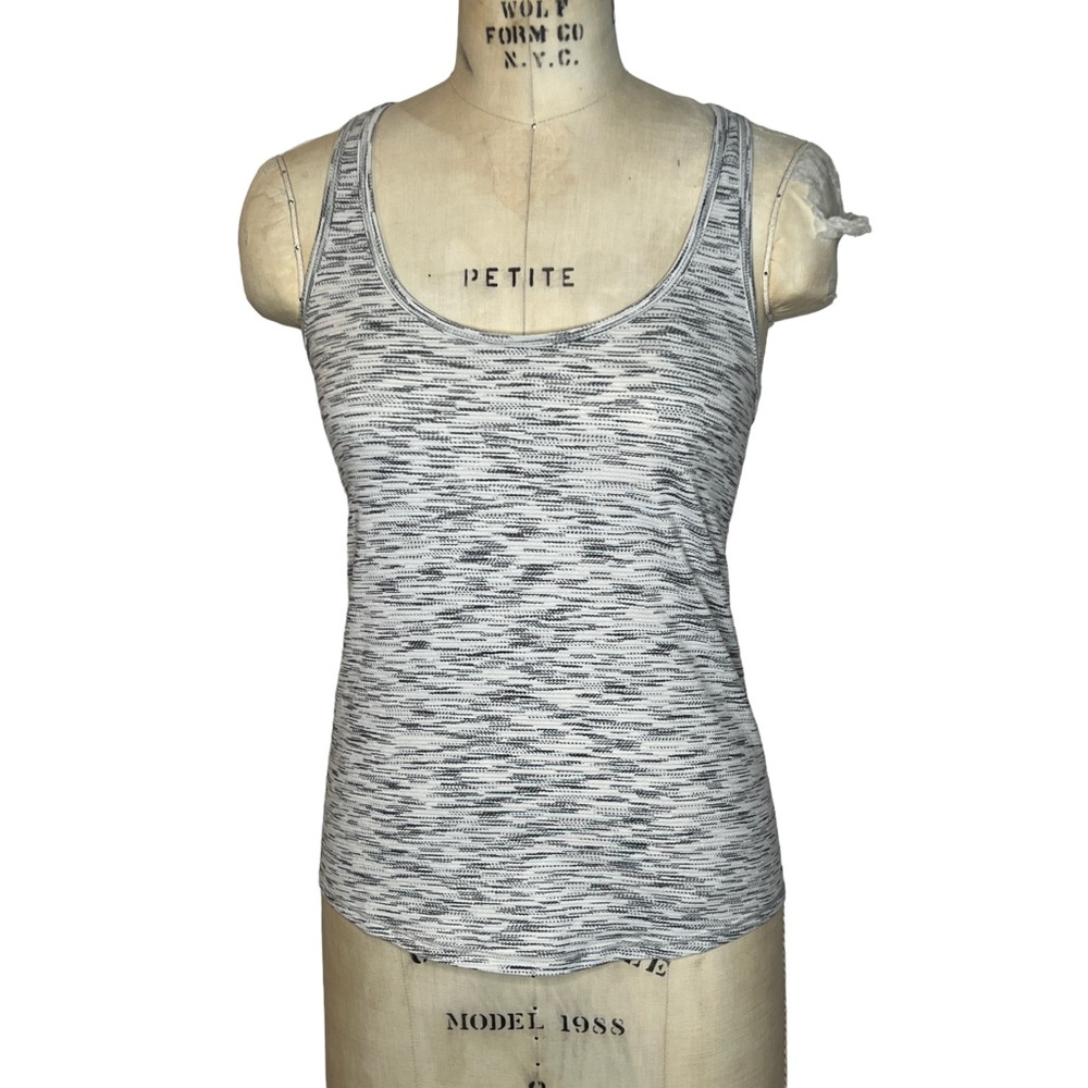 Lululemon black and white space dye tank top
